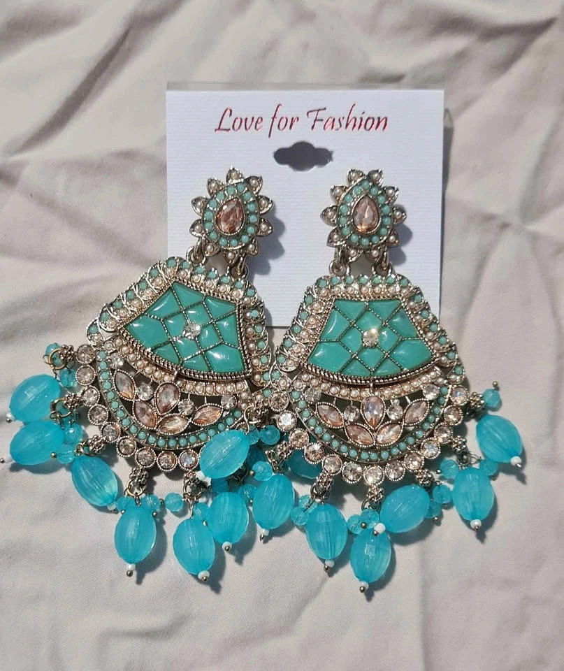 Traditional Kundan Jhumka & Chandbali Statement Earrings