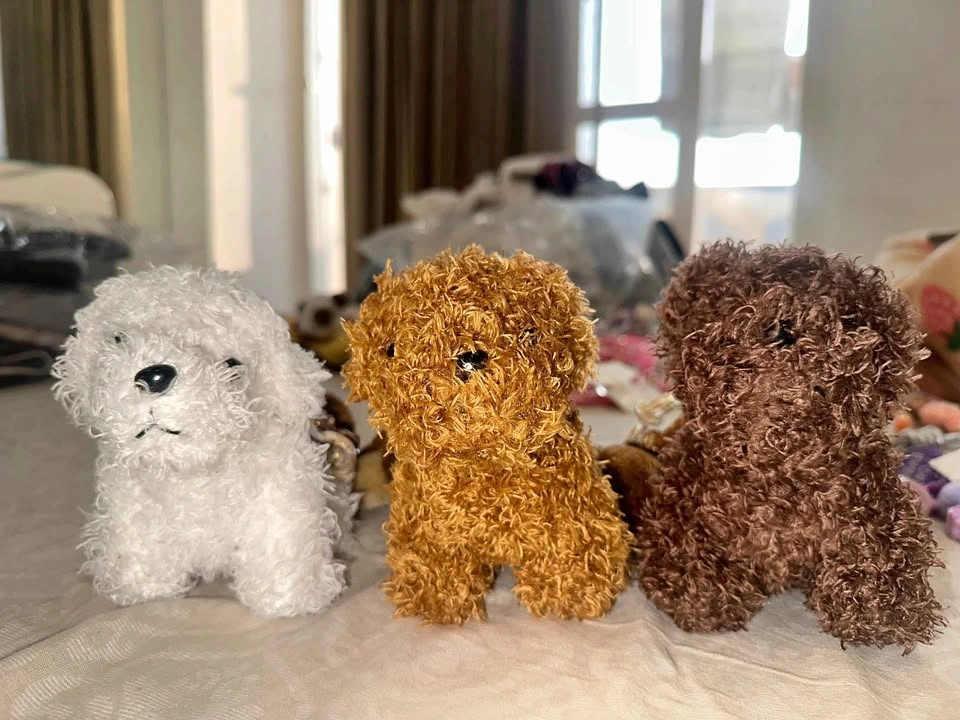 Puppy Bag Charm & Keychain Set of 3