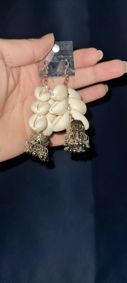 Oxidized Silver Jhumka - photo 2