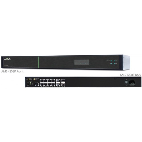 Luxul AMS-1208P 12-Port/ 8 PoE+ Gigabit Managed Switch