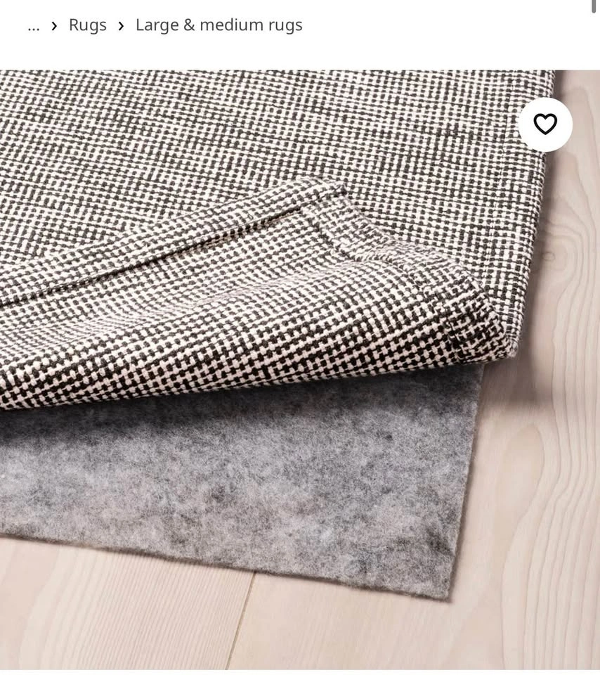 IKEA TIPHEDE Rug (Grey) with STOPP FLIT - photo 3