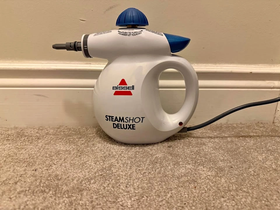 Bissel steam shot deluxe handheld steam cleaner- complete set