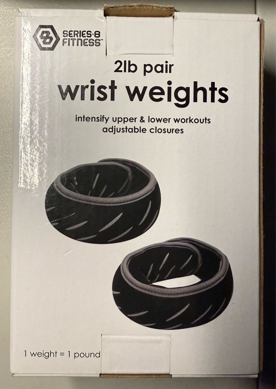 Series-8 Fitness 2lb Wrist Weights Pair
