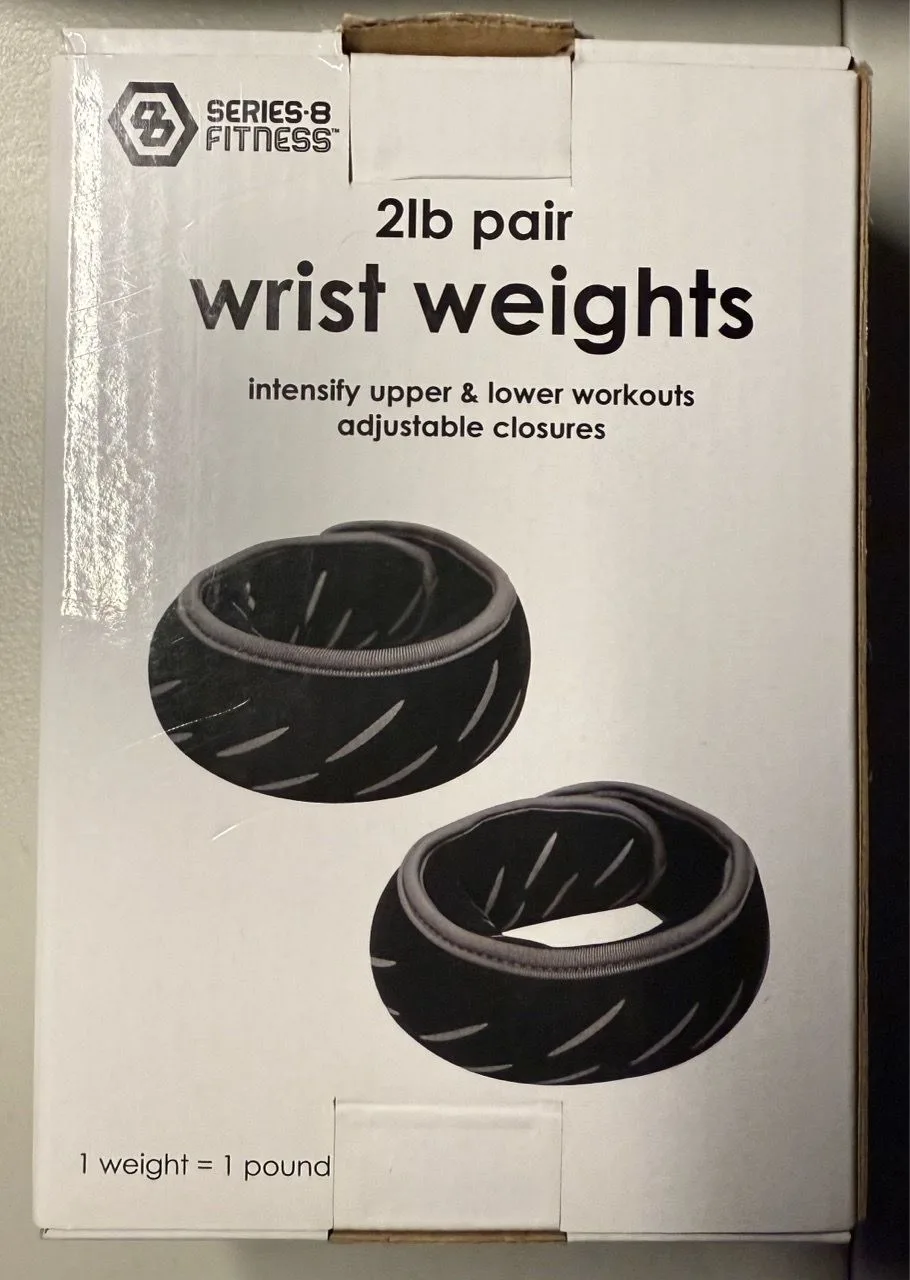 Series-8 Fitness 2lb Wrist Weights Pair