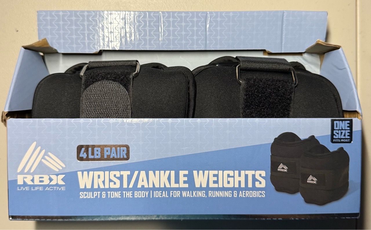 RBX Wrist/Ankle Weights 4 lb Pair