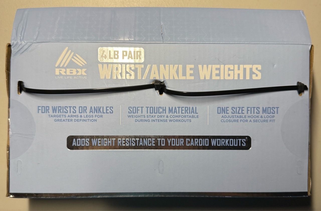 RBX Wrist/Ankle Weights 4 lb Pair - photo 2