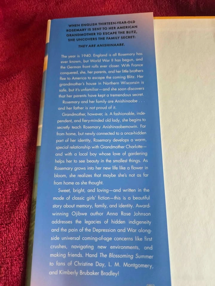 The Blossoming Summer by Anna Rose Johnson Hardcover Book - photo 5