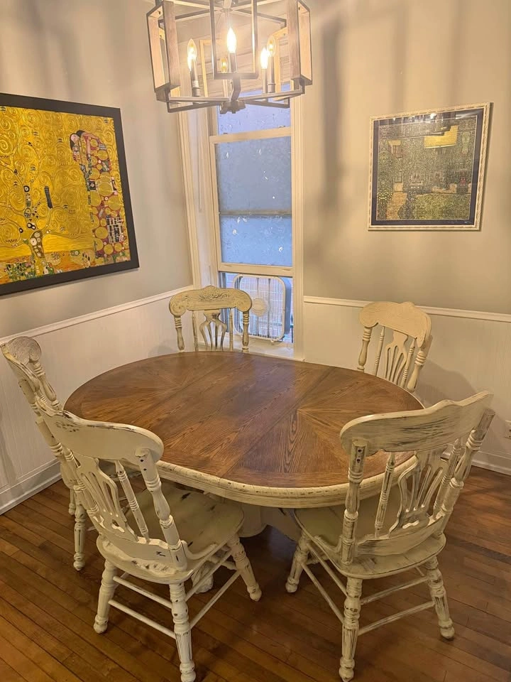Dining room table and chairs