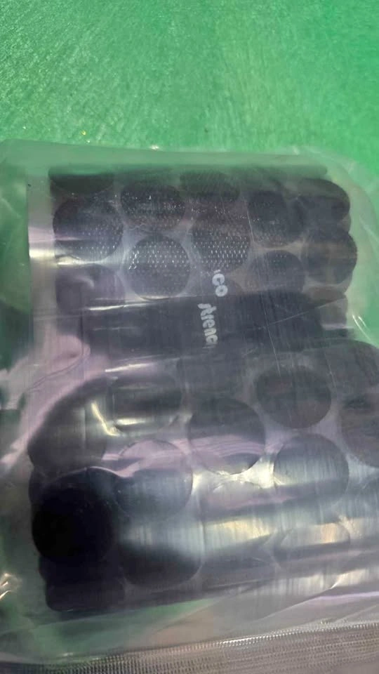3/4 Hook and Loop Dots Black 500 Sets (1000 PCS)
