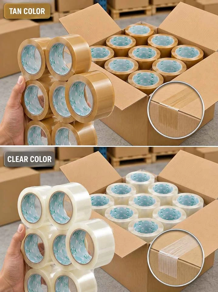 2inch x 110 yard Packing Tape - Tan or Clear