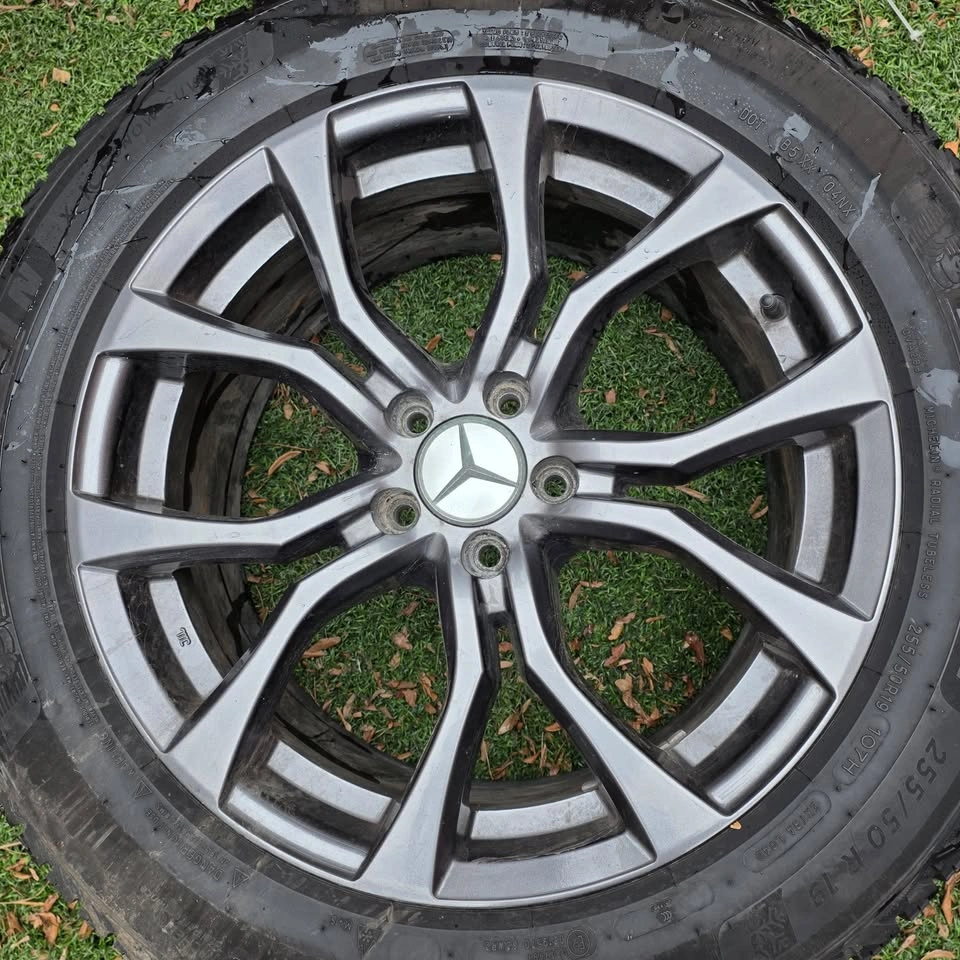 255/50/19 Michelin winter tires with RWC alloy rims 5x112 - photo 2