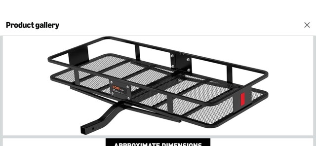 Basket Trailer Hitch Cargo Carrier