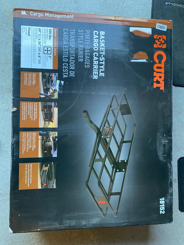 Basket Trailer Hitch Cargo Carrier - photo 2