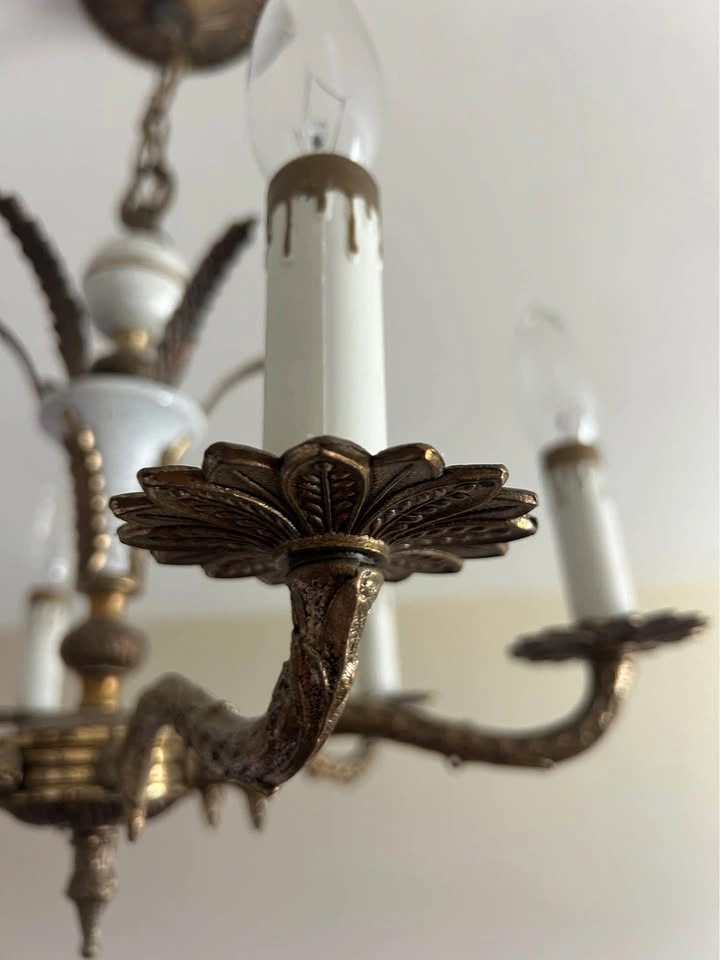 Vintage Brass Chandelier - photo 4