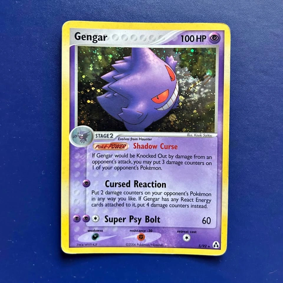 Pokémon Gengar 5/92 EX Legend Maker Holo