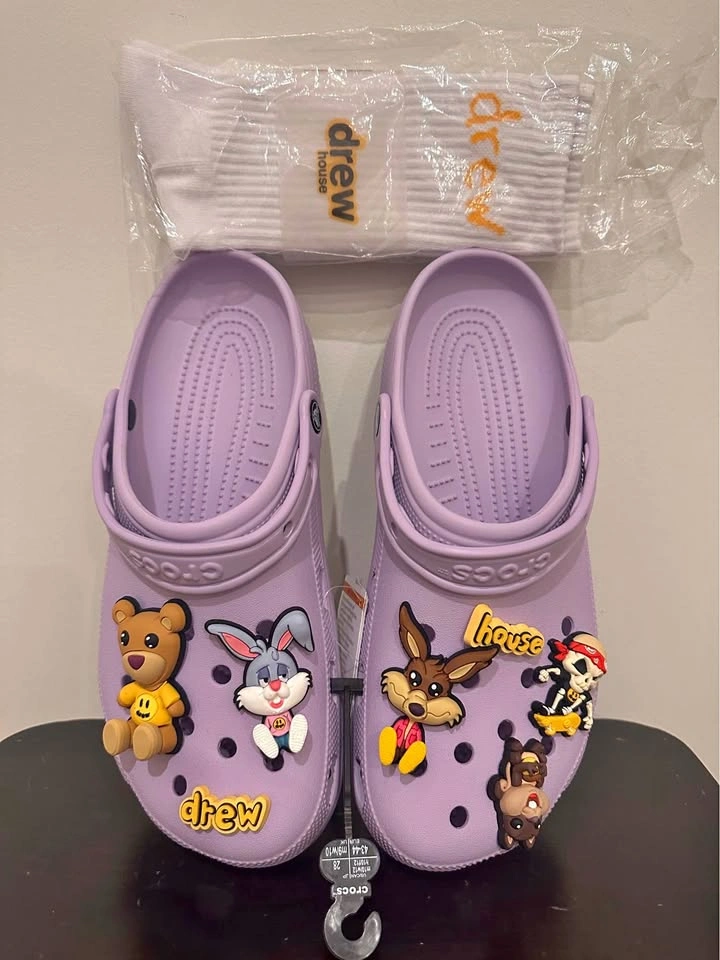 Crocs x Justin Bieber with Drew House Classic Clog Lavender