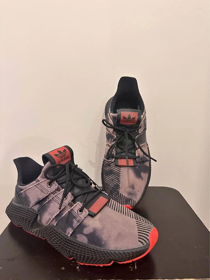 Adidas Prophere Bleached Black/Solar Red Size 10.5