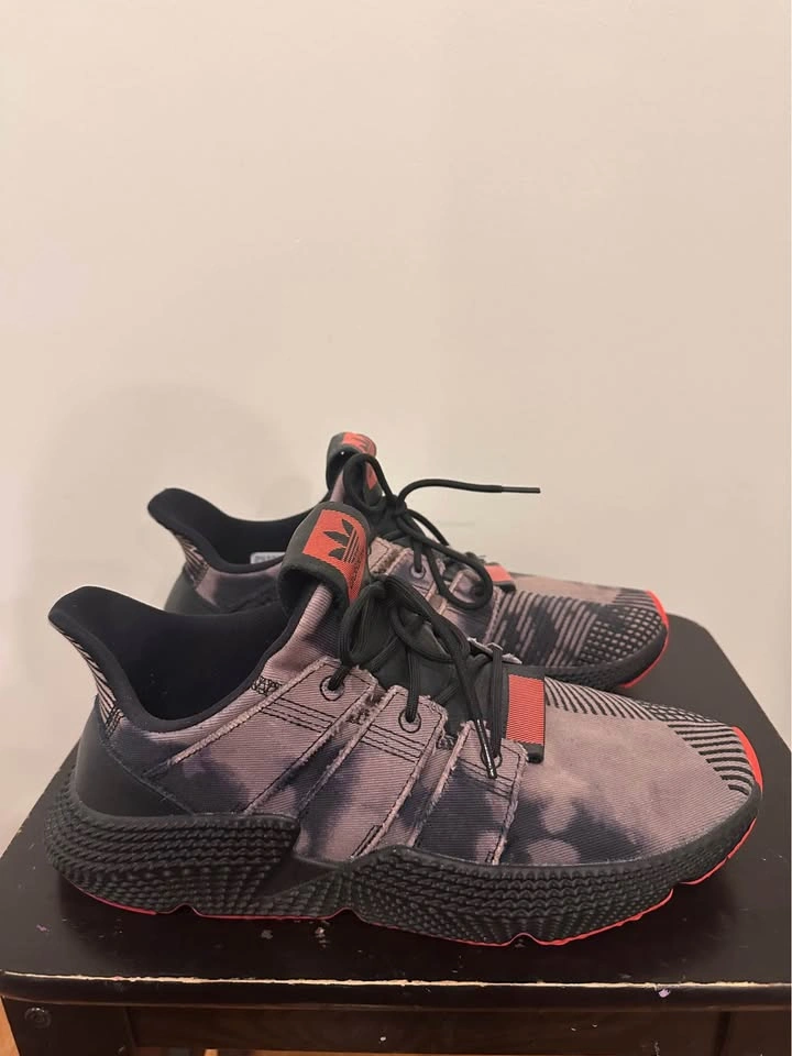 Adidas Prophere Bleached Black/Solar Red Size 10.5 - photo 2