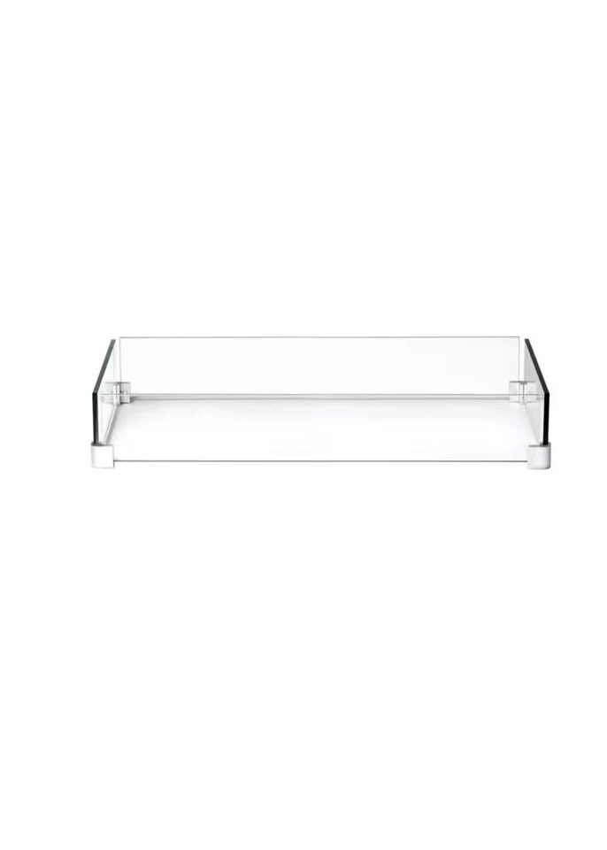 Napoleon Rectangular Wind Screen for Fire Pit Tables 34x15