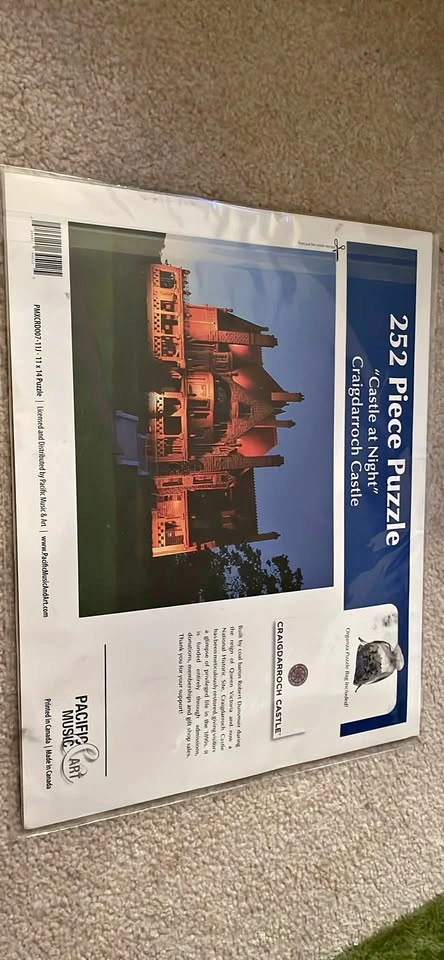 Pacific Music & Art 252 Piece Puzzle Castle at Night
