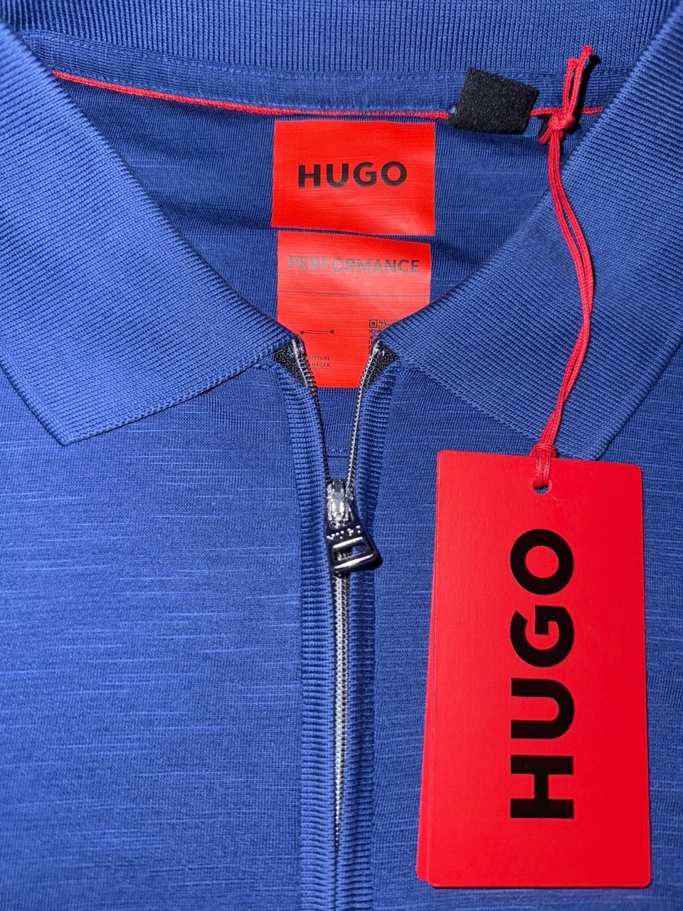 Hugo Boss Performance Polo Zipper Shirt Blue - photo 2
