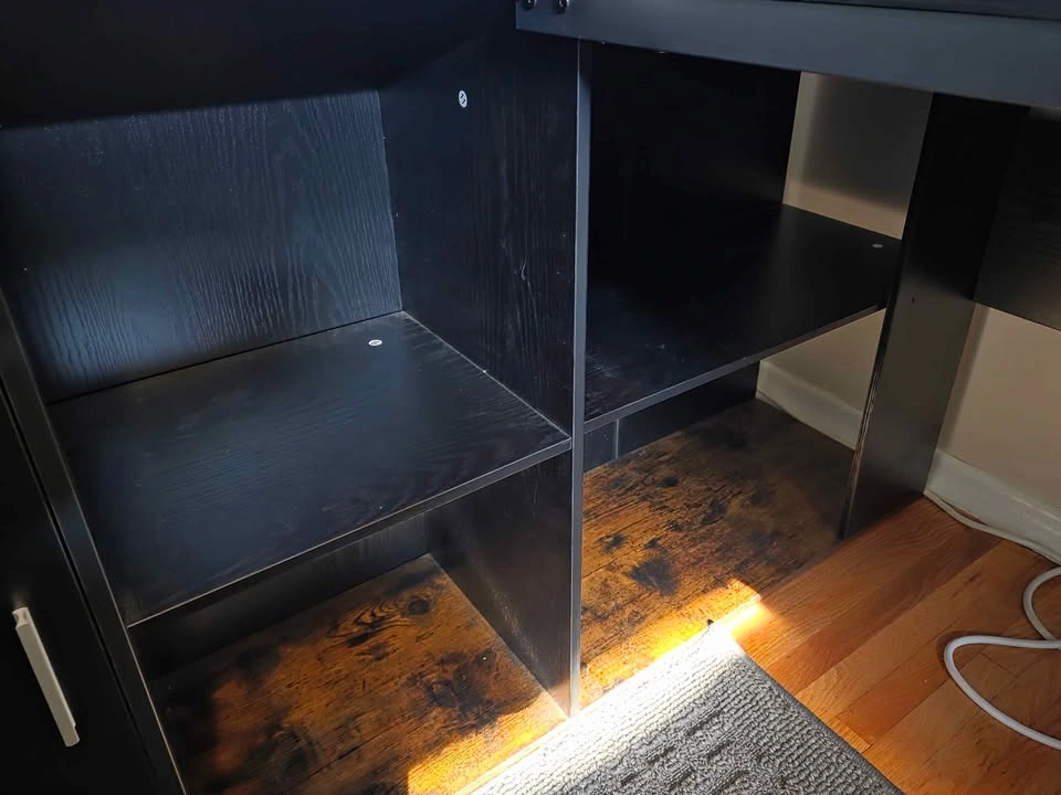 Office Desk - L Shape w/Storage Cabinet - photo 3