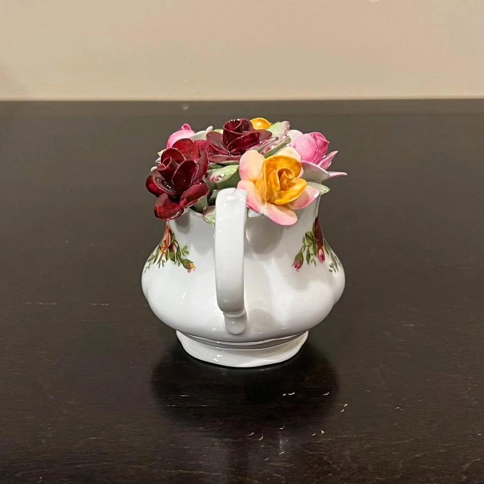 Vintage Royal Albert Old Country Roses Miniature Teapot - photo 2
