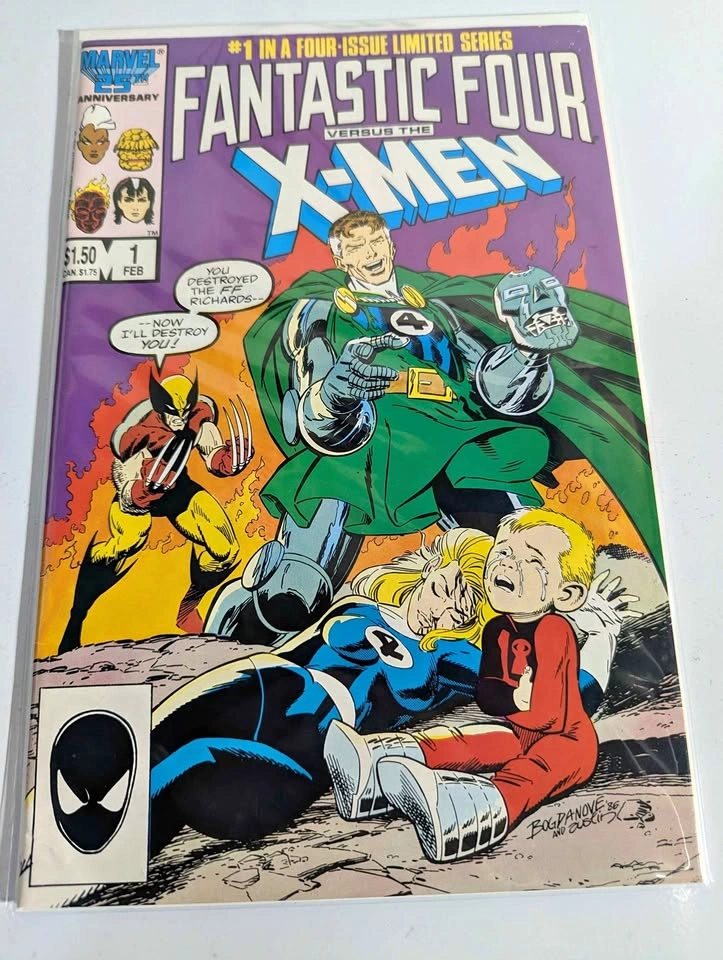 Fantastic Four vs. The X-Men #1 (1987) Limited Series - Marvel