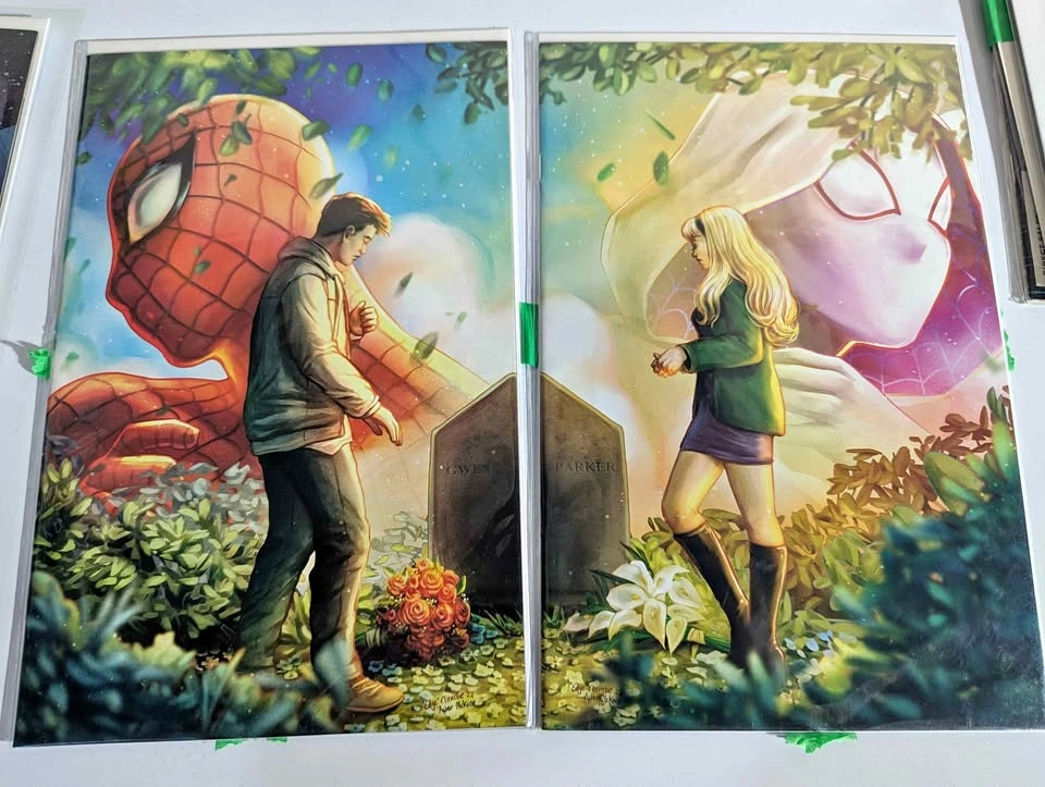 Amazing Spider-Man #7 & #8 Ejiwa Ebenebe Variant Set