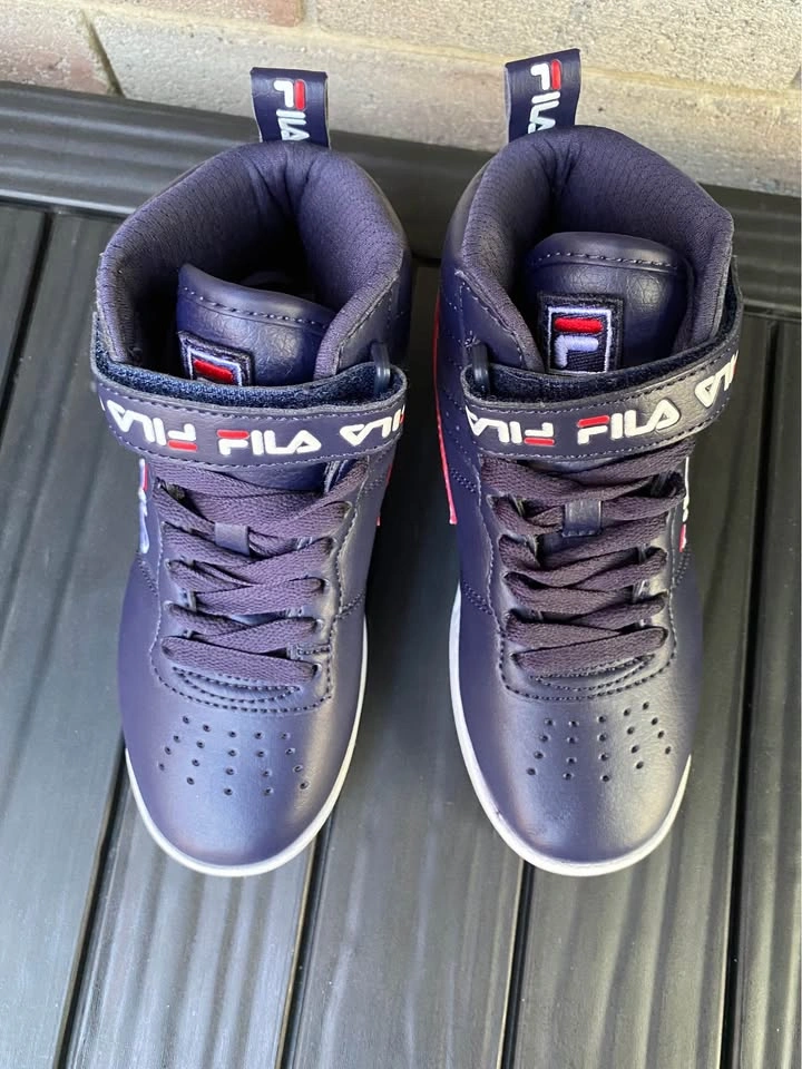 Fila Vulc 13 Mid Top Sneakers size 1 youth boy kids - photo 2