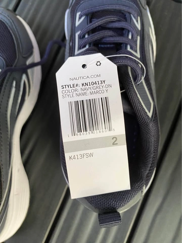 Nautica Marco Y Sneakers kids size 2 boy - photo 4