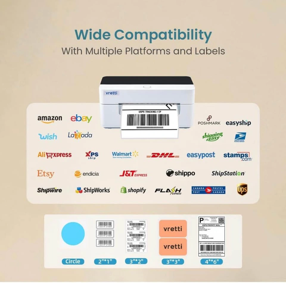 VRETTI 4BarCode - Powers on & prints. - photo 5