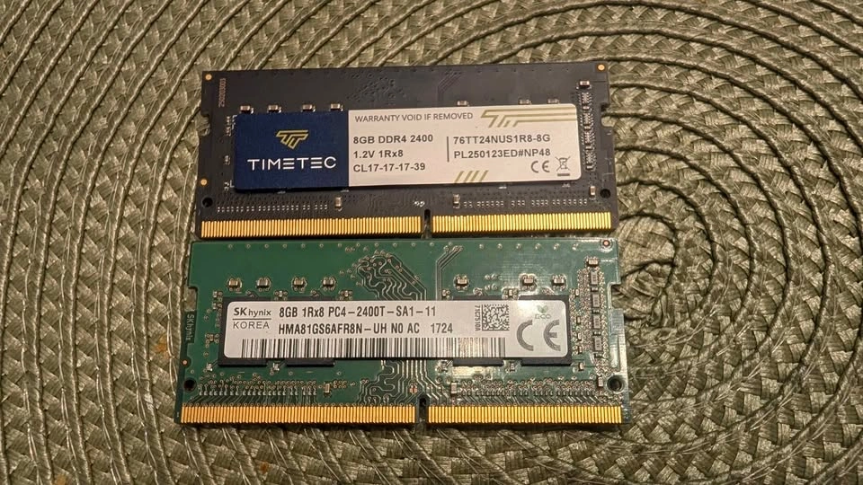 2x 8GB DDR4 2400MHz Laptop/Small Form Factor RAM - $40