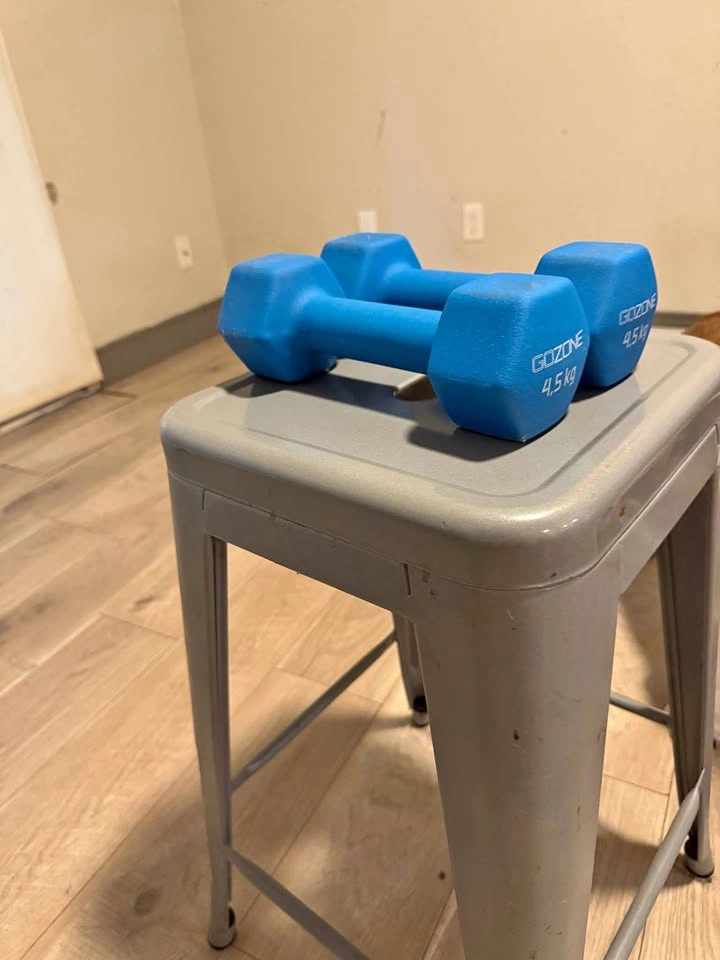 GoZone Neoprene Dumbbell Pair - 4.5 kg / 10 lbs Each