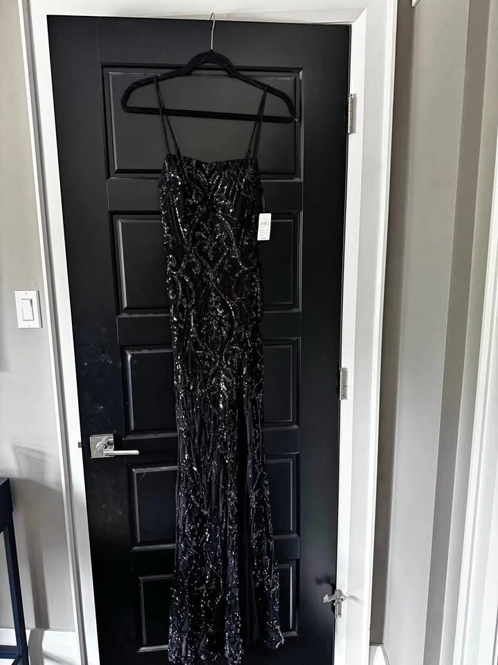 BNWT black sequin dress