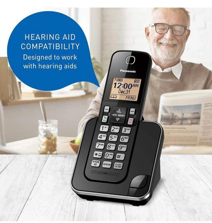 Panasonic KX-TGC384B DECT 6.0 Cordless Phone System (4 Handsets) - photo 5