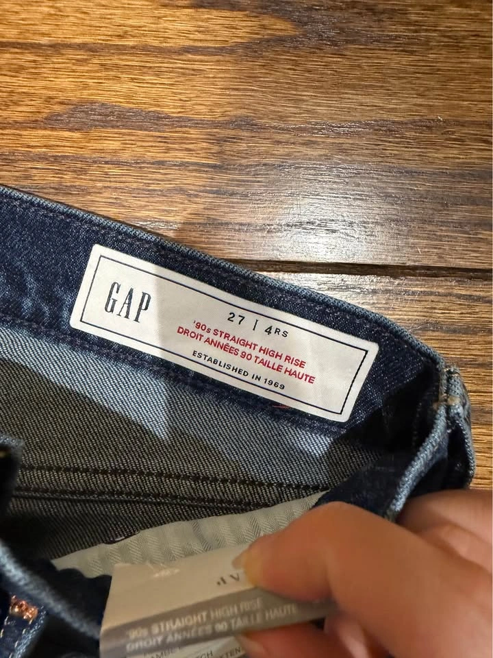 Gap high rise straight leg jeans - photo 3