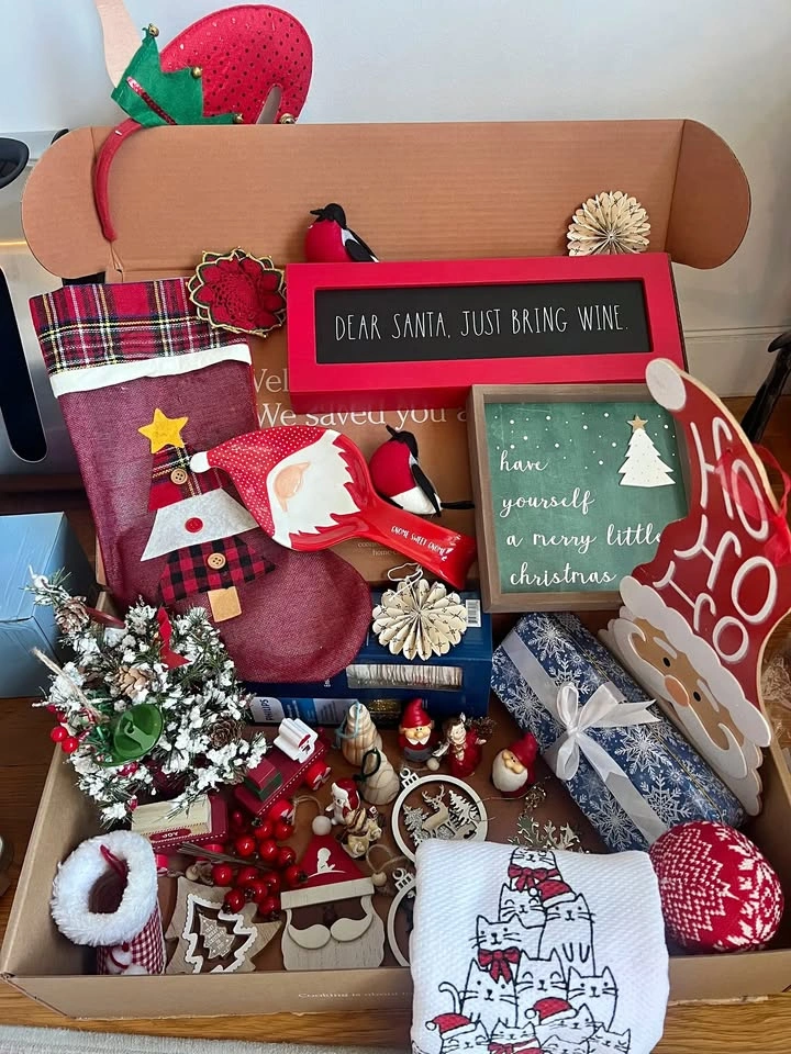 Christmas Ornaments and Decor - Large Box