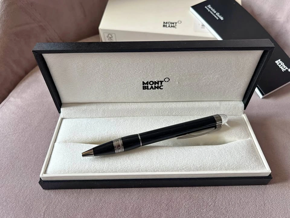 Authentic Montblanc StarWalker Midnight Black Ballpoint Pen 1056