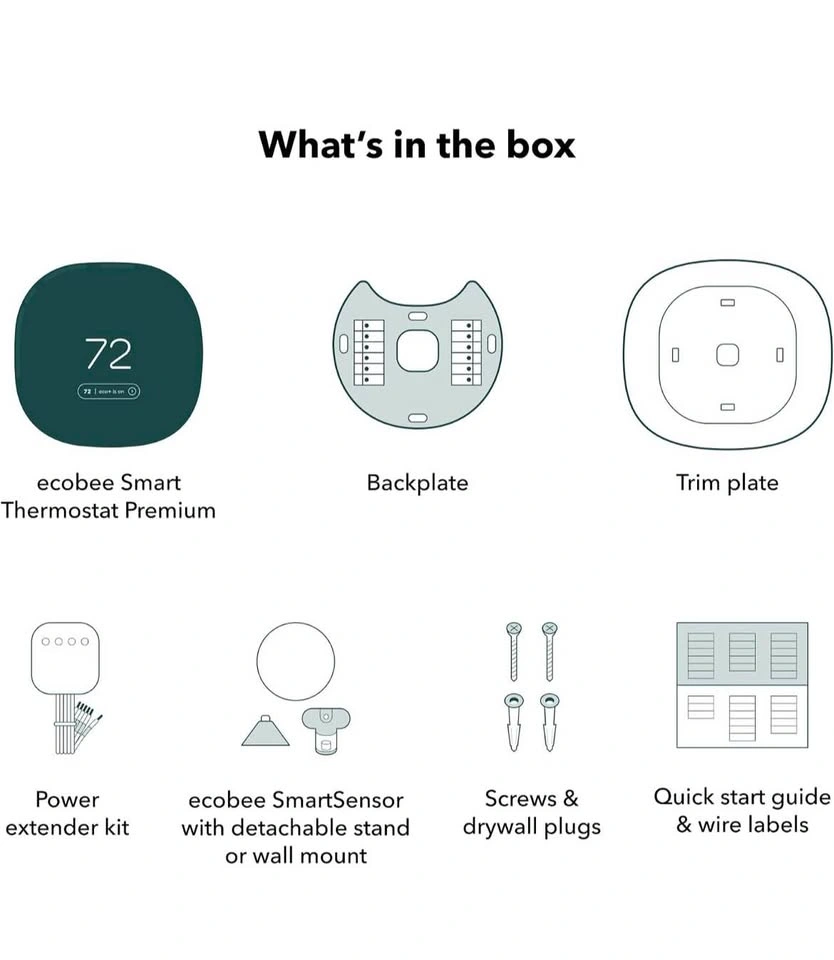 Ecobee Smart Thermostat Premium + SmartSensor - photo 4