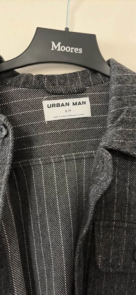 Urban Man Pinstripe Shirt Jacket - photo 2