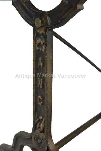 Industrial Chair and Antique Cast Iron Base Table (4 Chairs) - photo 3