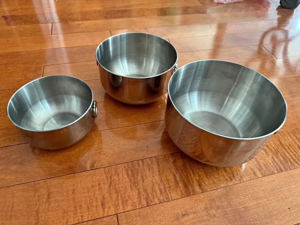 3 Piece Stainless Steel Bowls thumbnail