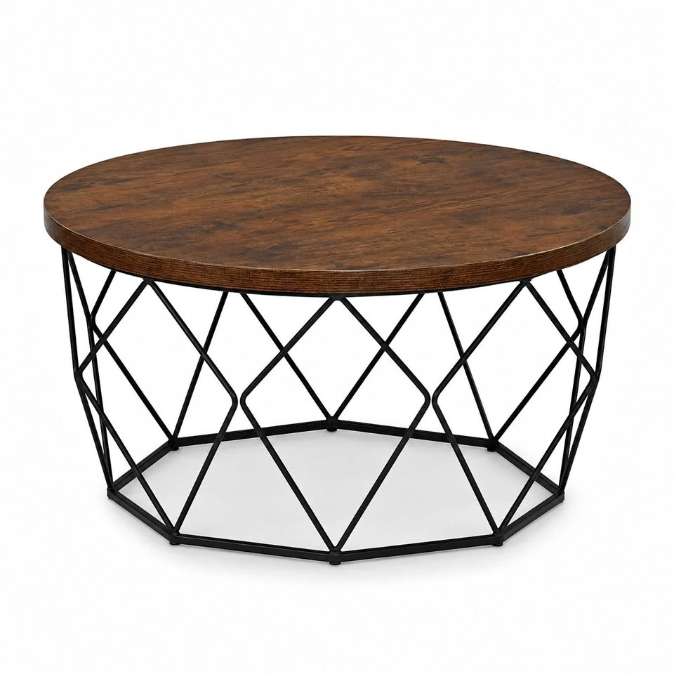 Modern Round Coffee Table – Excellent Condition