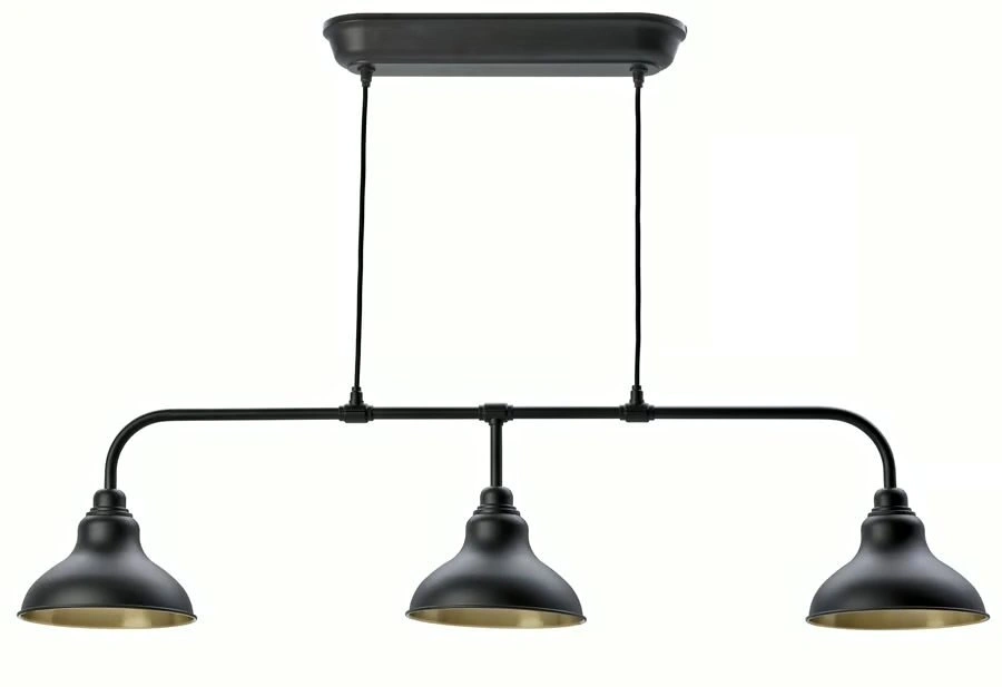 Pendant lamp with 3 lamps