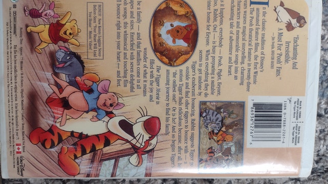 VHS- The Tigger Movie - photo 2