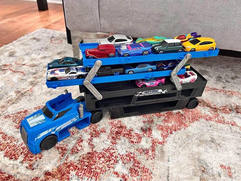 Transporter Truck + Cars