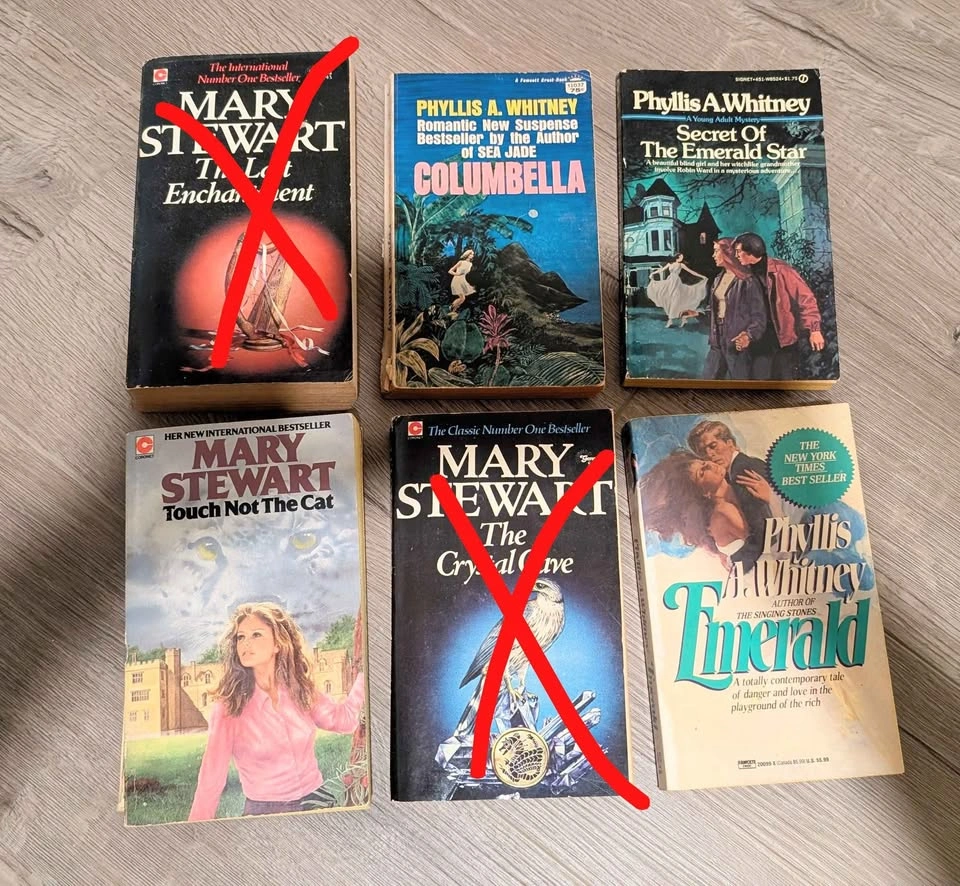 Mary Stewart and Phyllis A. Whitney Vintage Paperback Books - photo 2