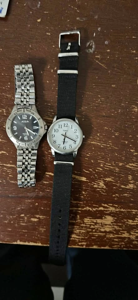 Acqua and Timex Wristwatches