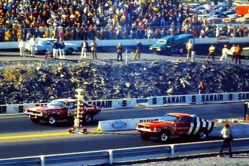 Vintage Original Sanair International Raceway Winged Decal - photo 3